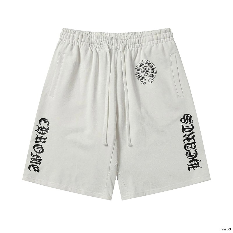 Chrome Hearts trendy and cool white shorts