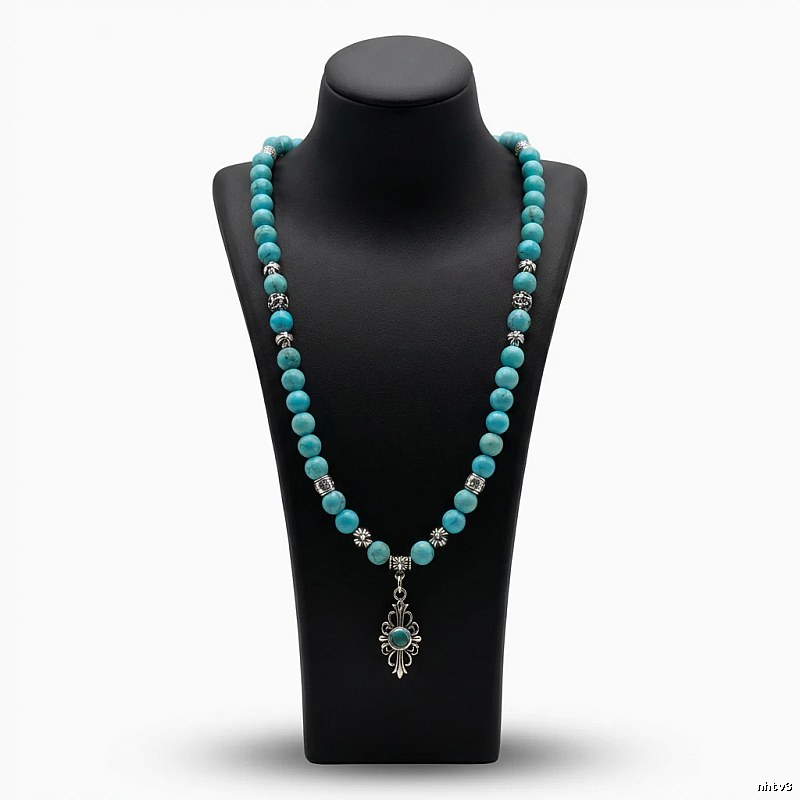 Chrome Hearts Turquoise Vintage Necklace