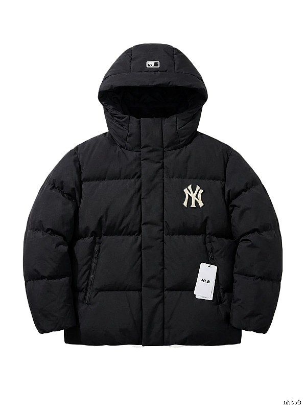 Classic black down jacket of MLB