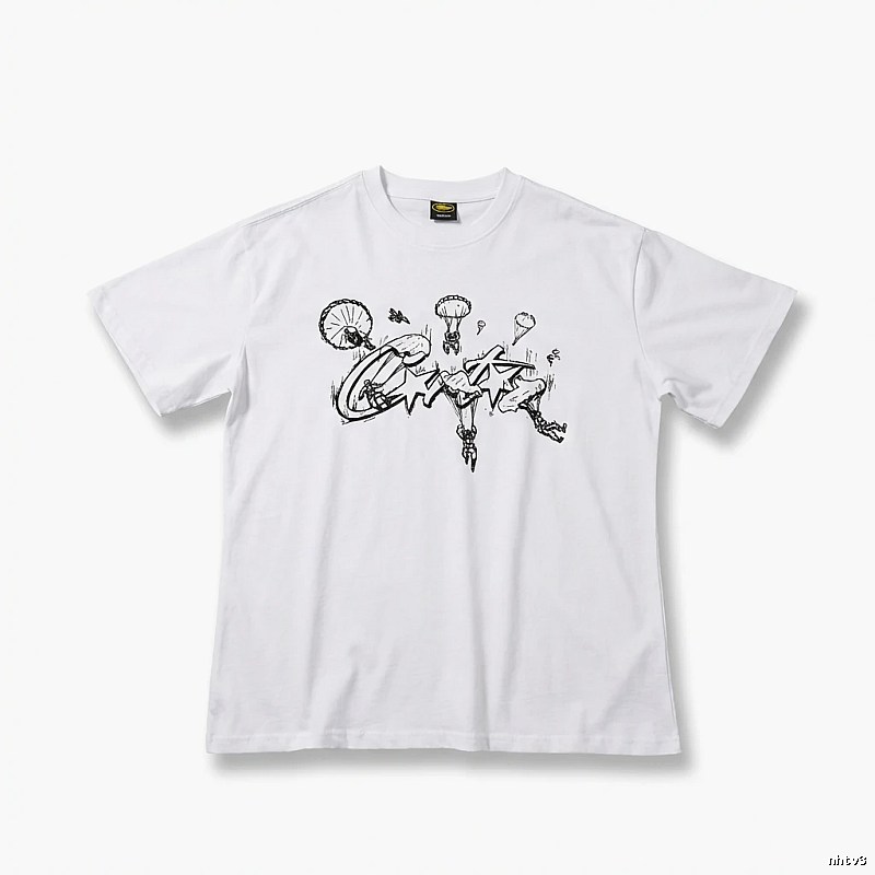 Corteiz Graffiti-style White T-shirt