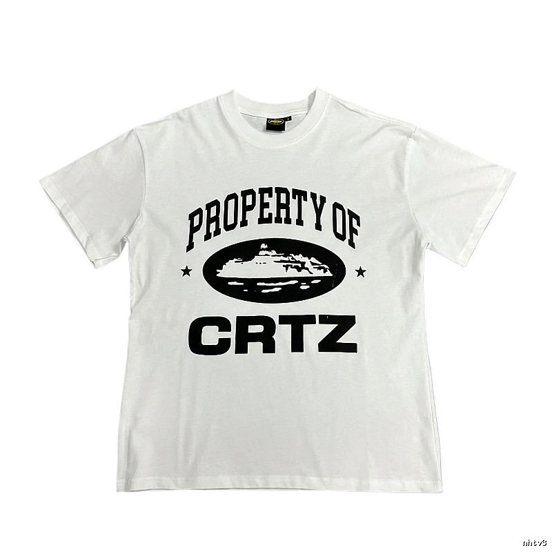 Corteiz letter - printed white T - shirt
