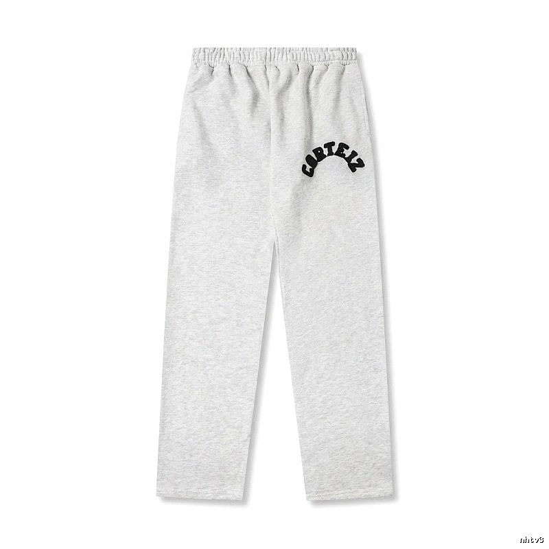 Corteiz minimalist light gray sweatpants