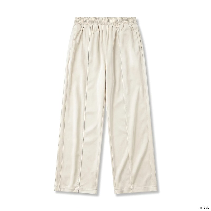 Corteiz minimalist style off-white wide-leg pants