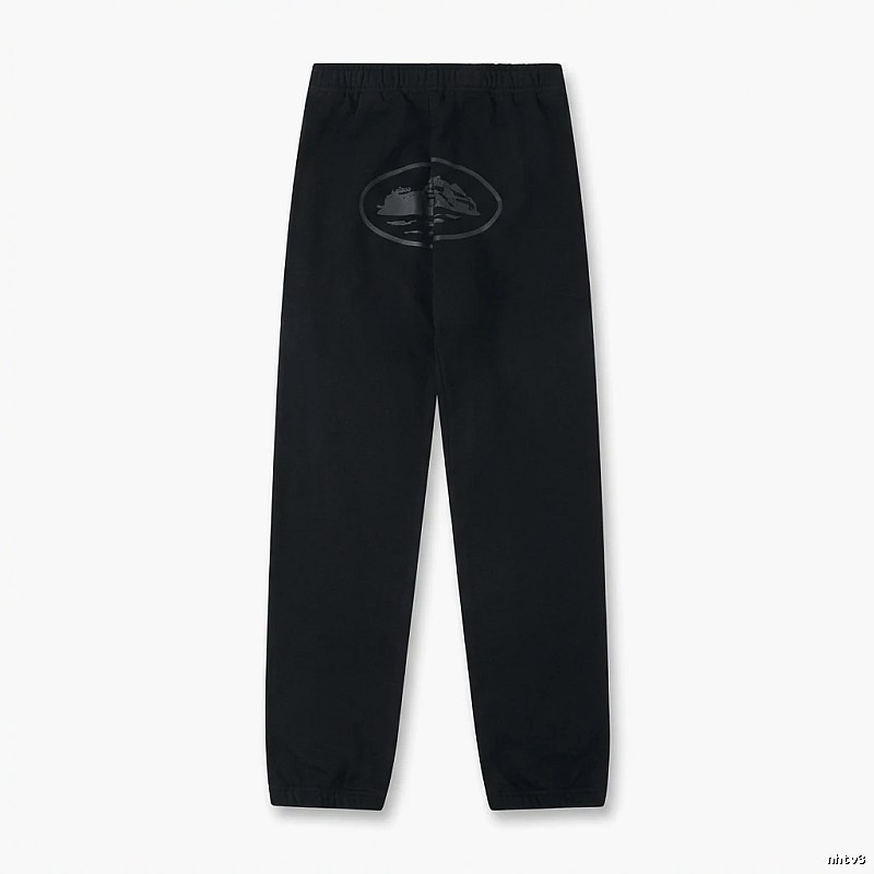 Corteiz Printed Casual Black Pants
