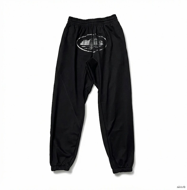 Corteiz printed trendy brand style black pants
