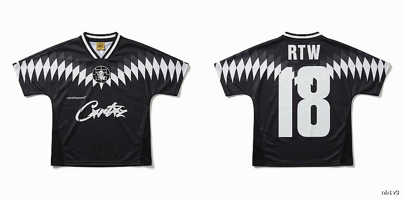 Corteiz RTW Series Black and White Wind Top