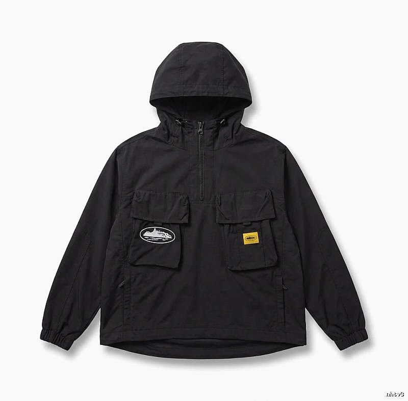 Corteiz Workwear Style Black Jacket