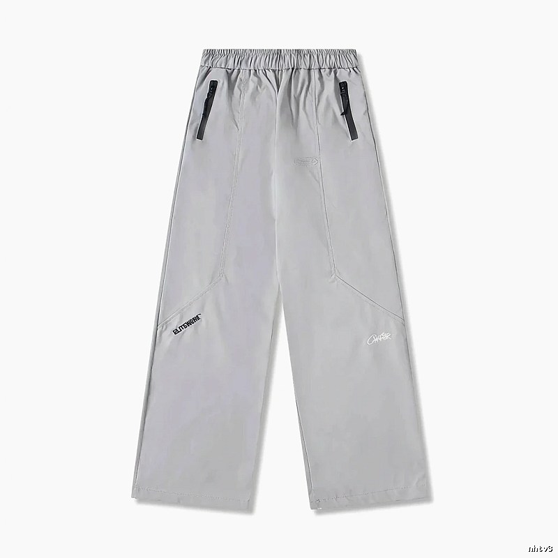 Corteiz Workwear Style Light Grey Trousers