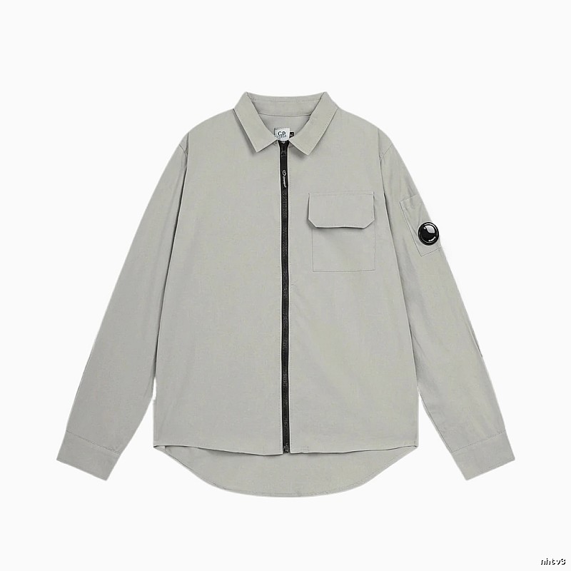 C.P. Grey Workwear-style Shirt
