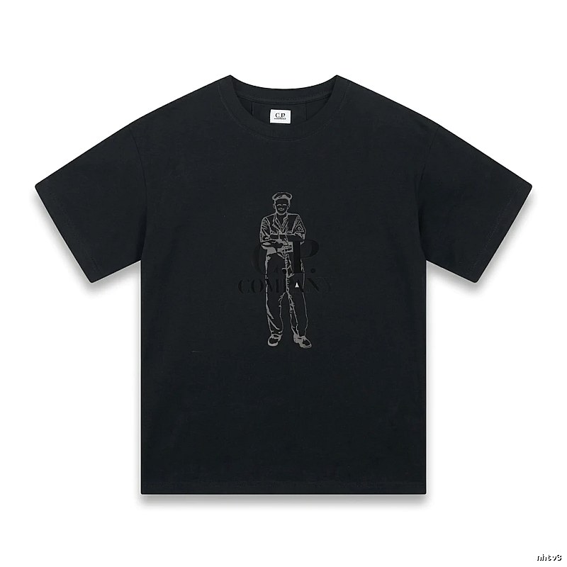 C.P. retro style black T-shirt