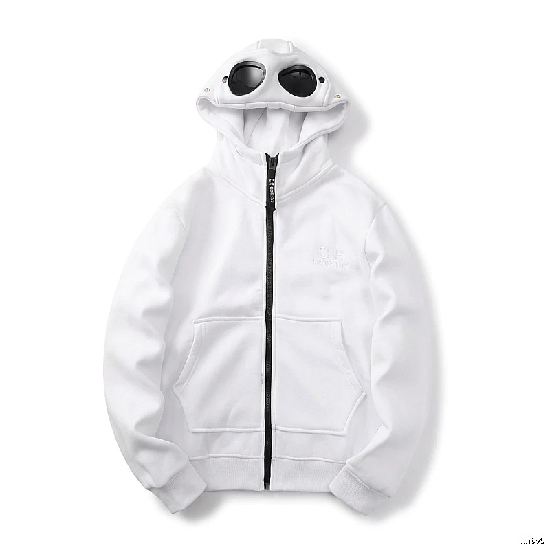 C.P. White Trendy and Cool Style Hoodie