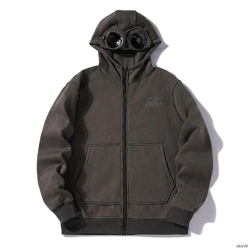 C.P. workwear style dark gray hoodie