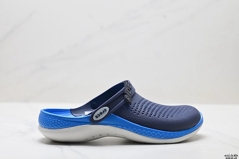 Crocs Clogs Casual Style Blue and White