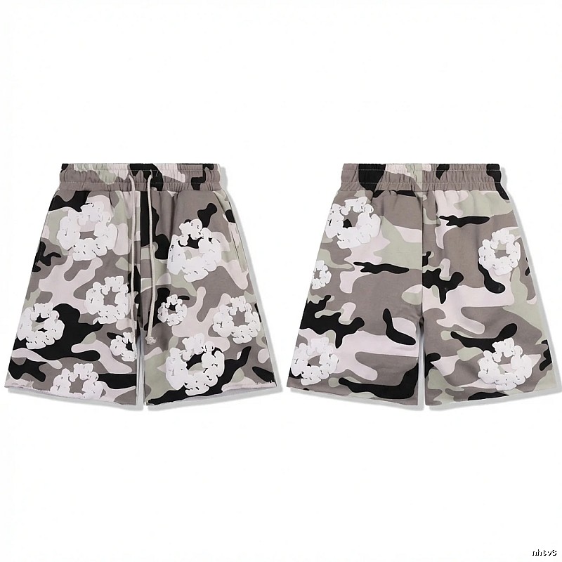 DENIM TEARS Camouflage Casual Shorts