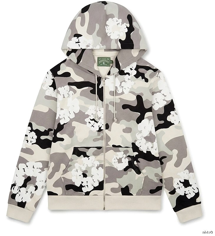DENIM TEARS Camouflage Print Hoodie