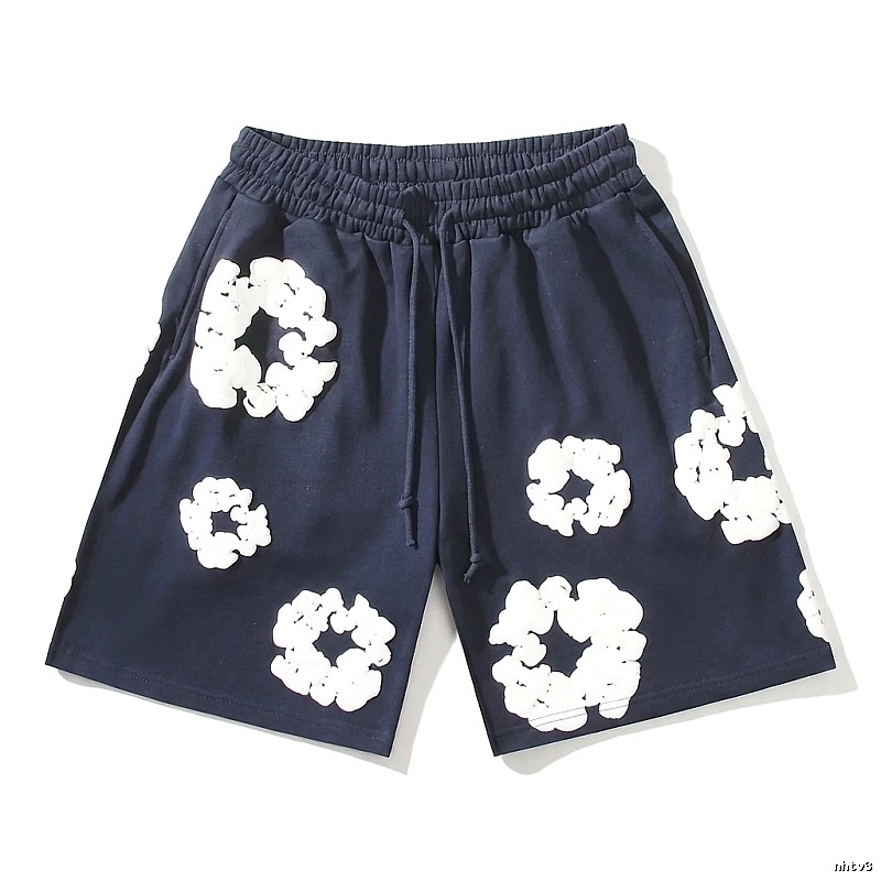 DENIM TEARS Flower Wind Shorts