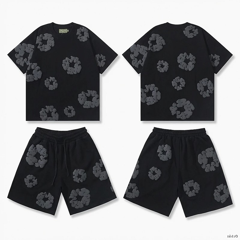 DENIM TEARS Printed Casual Black Suit