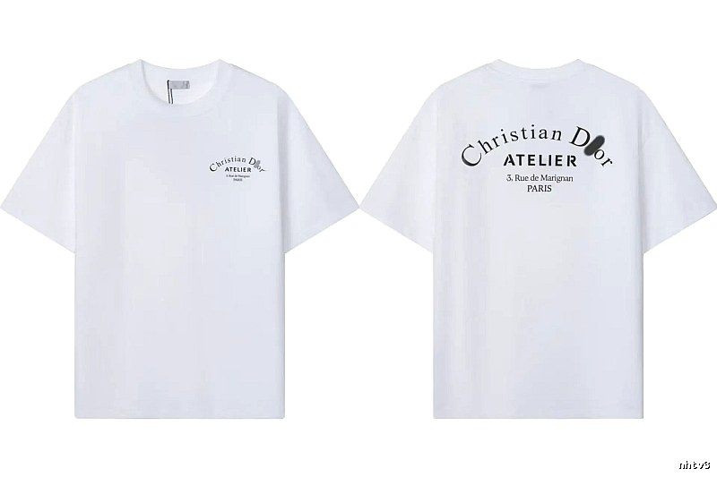 Dior Atelier Minimalist Style White T-Shirt