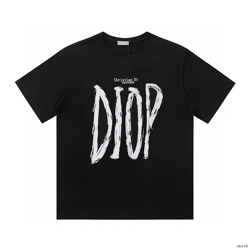 Dior Couture Graffiti Style Black T-Shirt