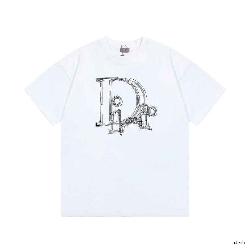 Dior Minimalist Line Logo White T-Shirt