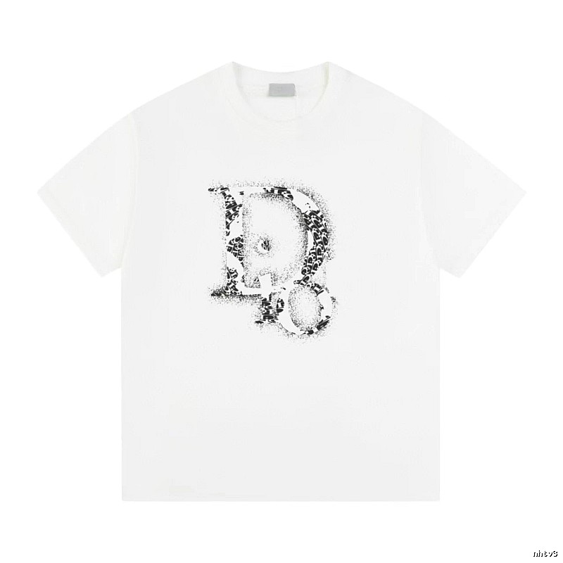 Dior Minimalist Monogram White Short-sleeved T-shirt
