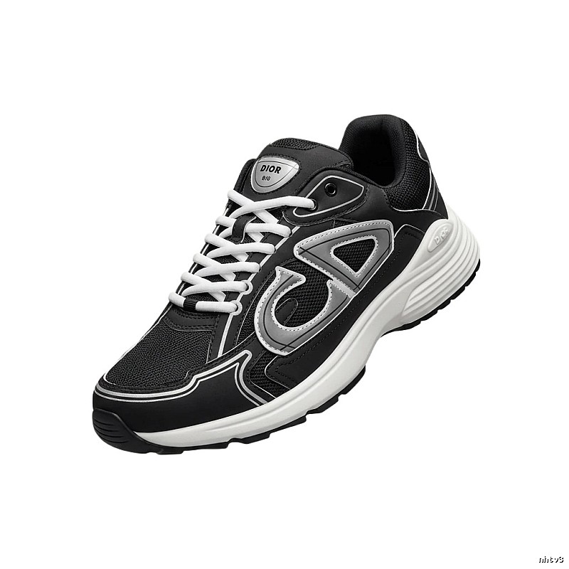 Dior retro black and grey sports shoes