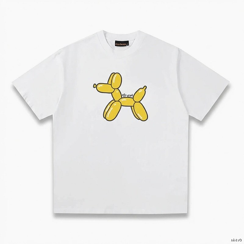 DREW Balloon Dog Simple White T-shirt