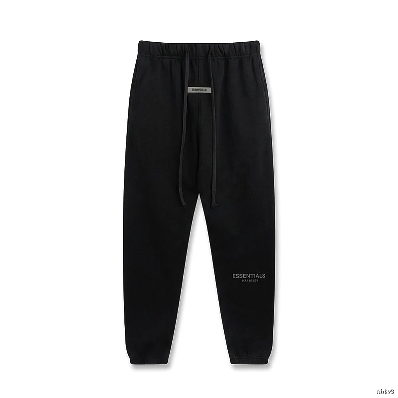 ESSENTIALS Basic Black Sweatpants