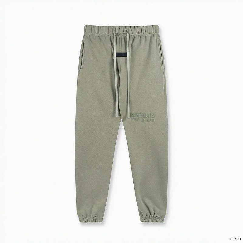 ESSENTIALS Basic Casual Khaki Pants