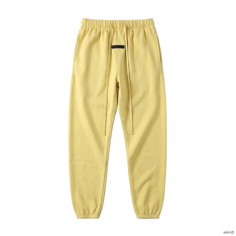 ESSENTIALS Basic Casual Yellow Sweatpants