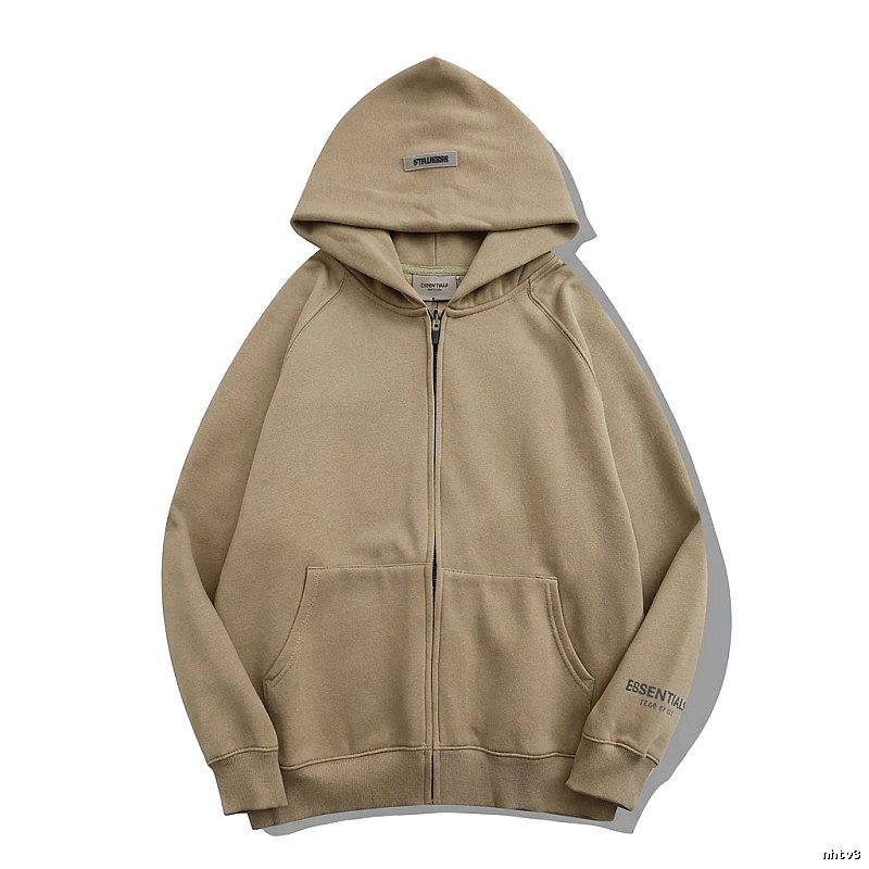 ESSENTIALS Basic Khaki Sweatshirt