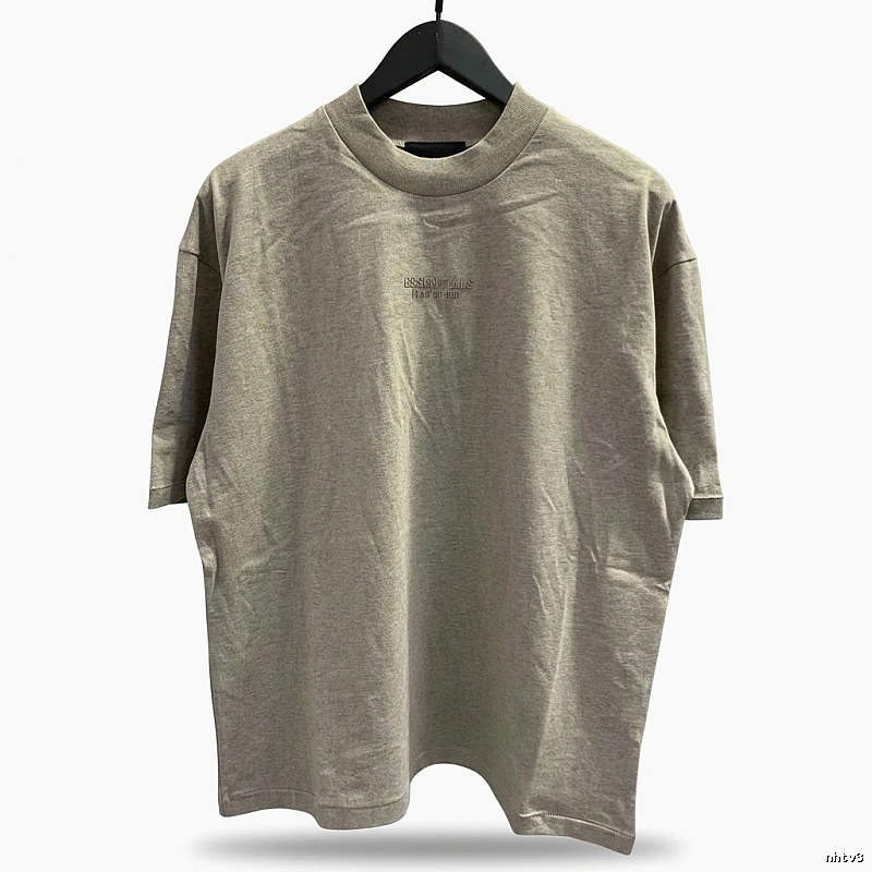ESSENTIALS Basic Light Gray T-shirt