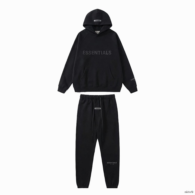 ESSENTIALS casual style black suit