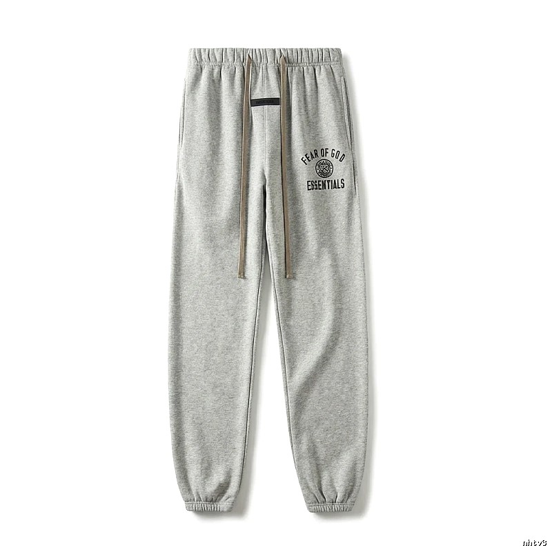 ESSENTIALS minimalist light gray sweatpants
