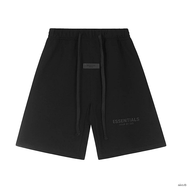 ESSENTIALS minimalist style black shorts