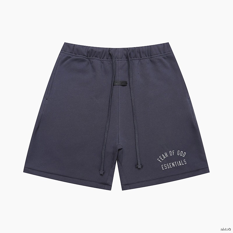 ESSENTIALS minimalist style dark gray shorts