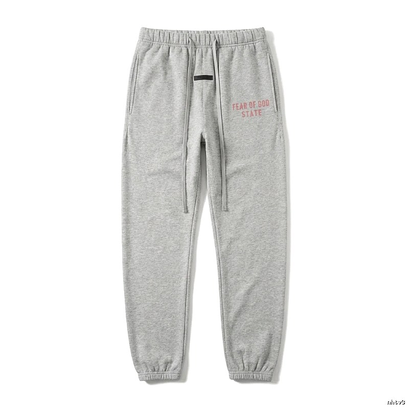 ESSENTIALS minimalist style grey sweatpants