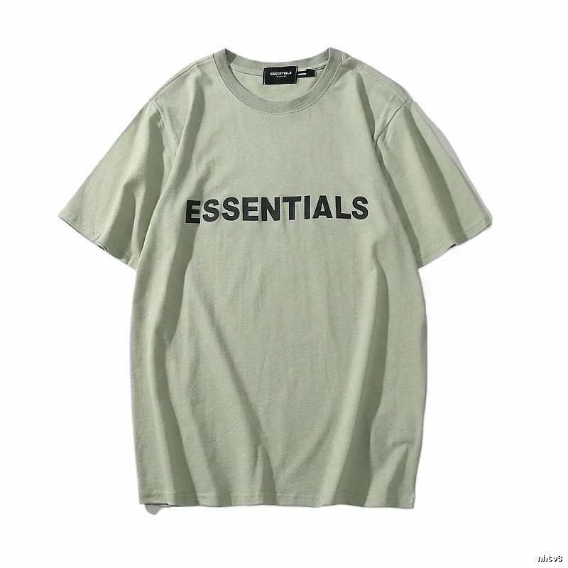 ESSENTIALS minimalist style light green T-shirt