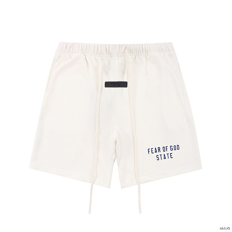 ESSENTIALS minimalist style white shorts