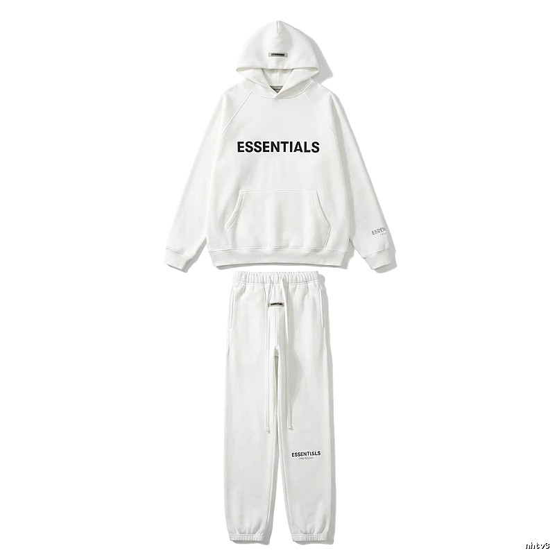 ESSENTIALS minimalist style white suit