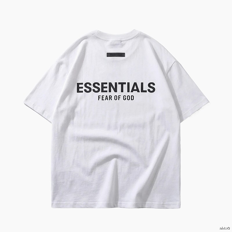 ESSENTIALS minimalist style white T-shirt