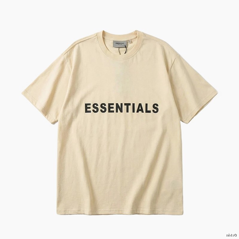 ESSENTIALS Simple Beige T-shirt