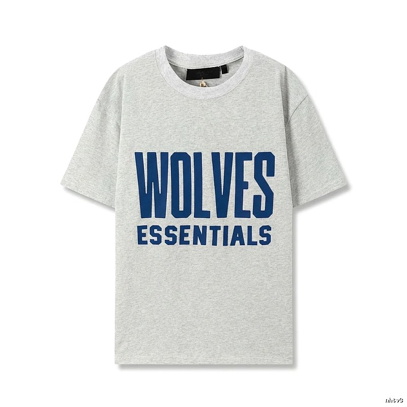 ESSENTIALS Simple Grey Short Sleeve