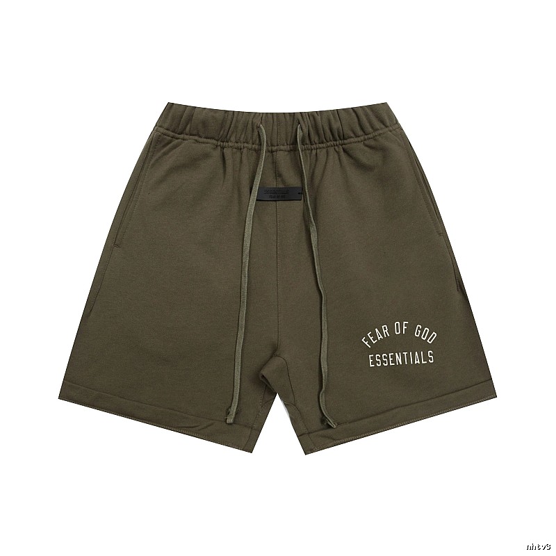 ESSENTIALS trendy brand army green shorts