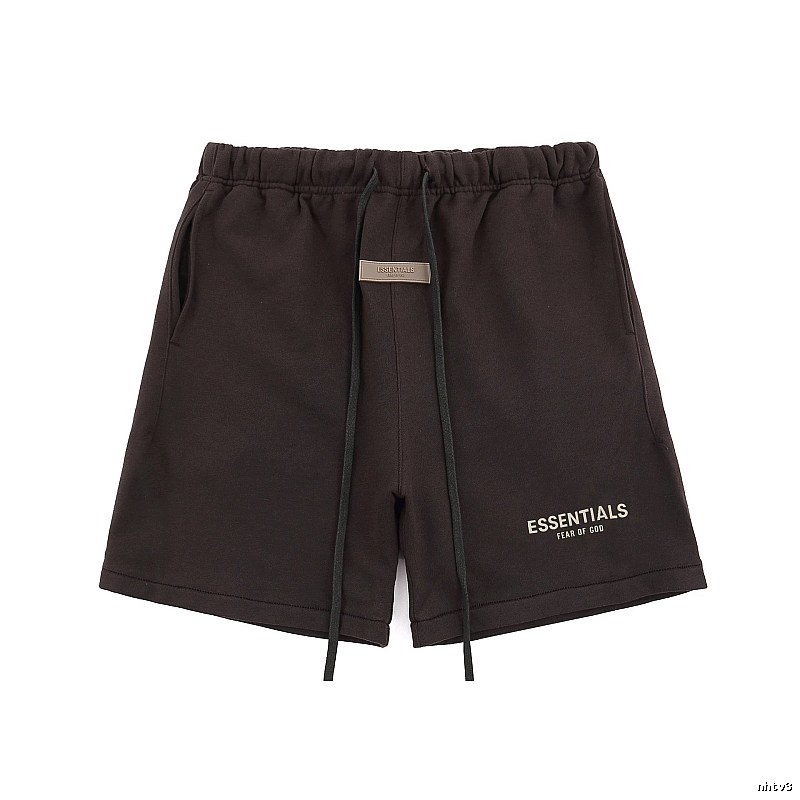 Essentials trendy brand dark coffee shorts
