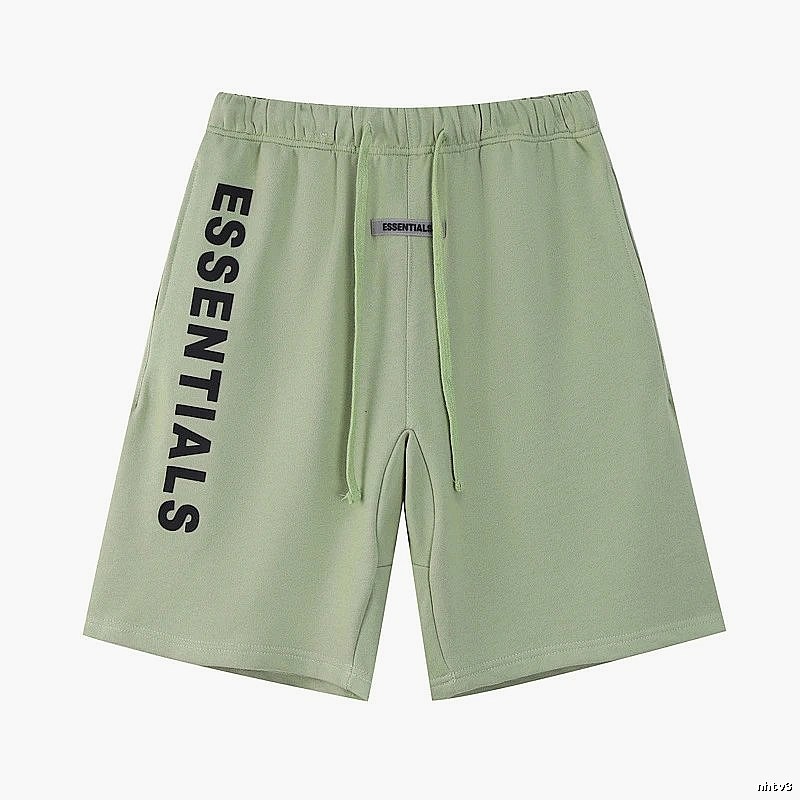 Essentials trendy brand light green shorts