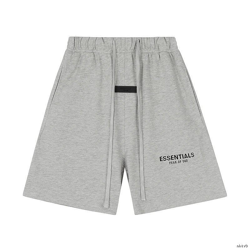 ESSENTIALS Trendy Brand Simple Style Grey Shorts