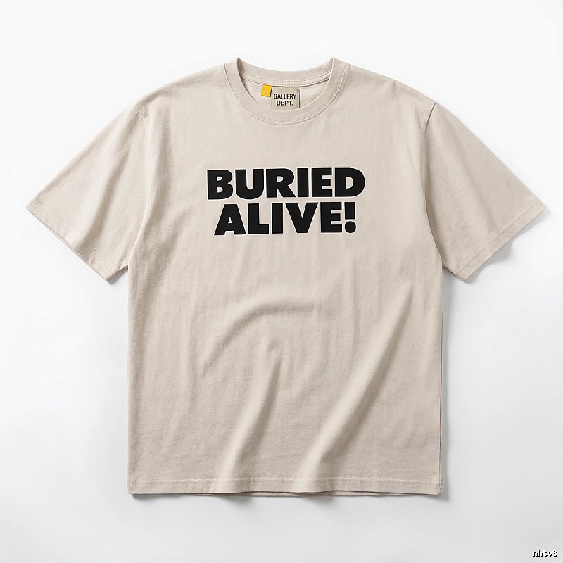 Gallery Dept. Alphabet Style Beige T-shirt