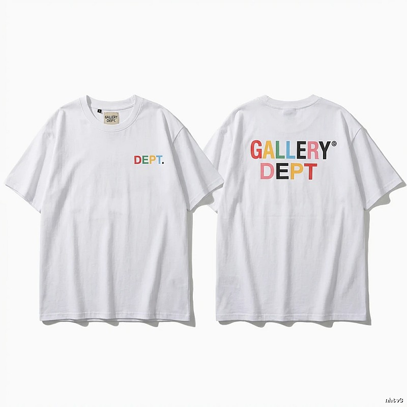 Gallery Dept Colorful Letter Style White T-shirt