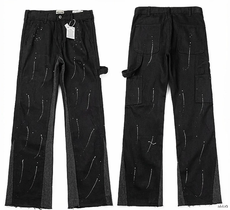 Gallery Dept Graffiti Style Black Work Pants